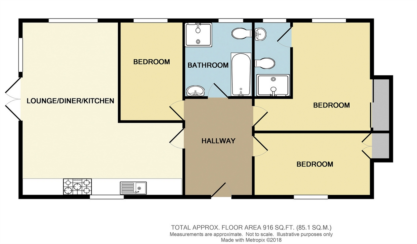 3 Bedrooms Detached bungalow for sale in Douglas Road, Herne Bay, Kent CT6