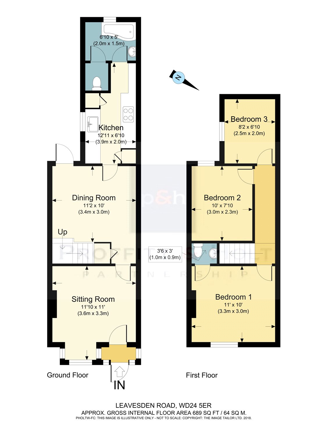 3 Bedrooms Terraced house for sale in Leavesden Road, Watford WD24