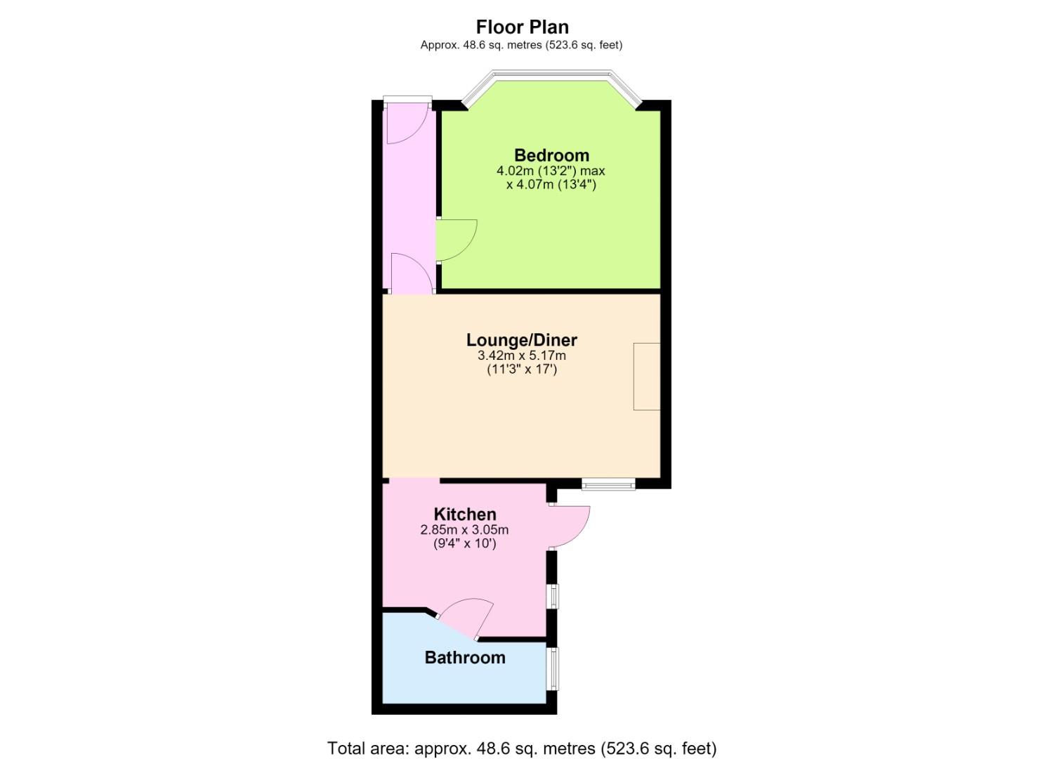 6A, Goldstone Road, Hove floorplan