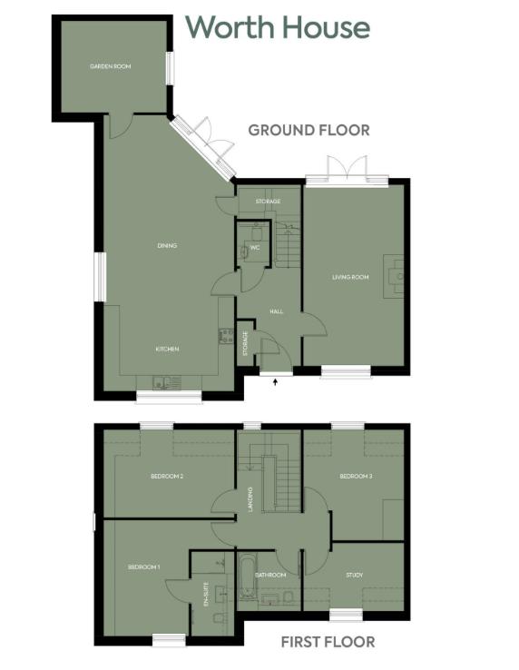 Worth House, Old Malthouse, Langton Matravers floorplan