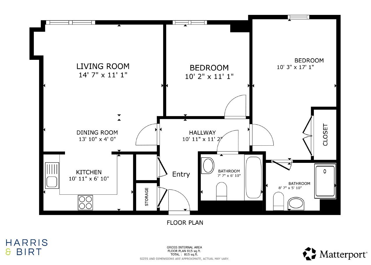 2 Landmark Place, Churchill Way, Cardiff floorplan
