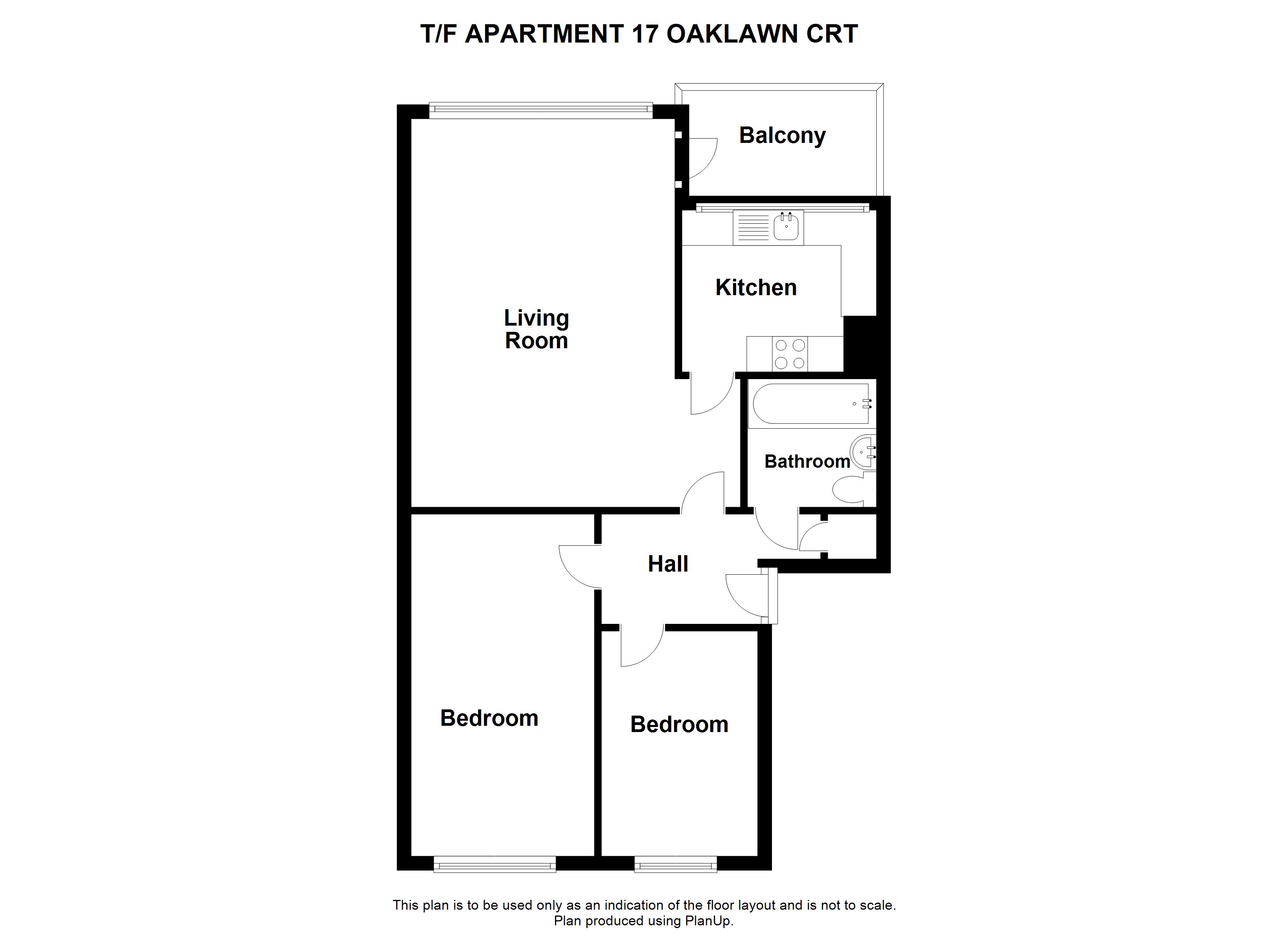 17 Oaklawn Court, Barton Road, Torquay floorplan
