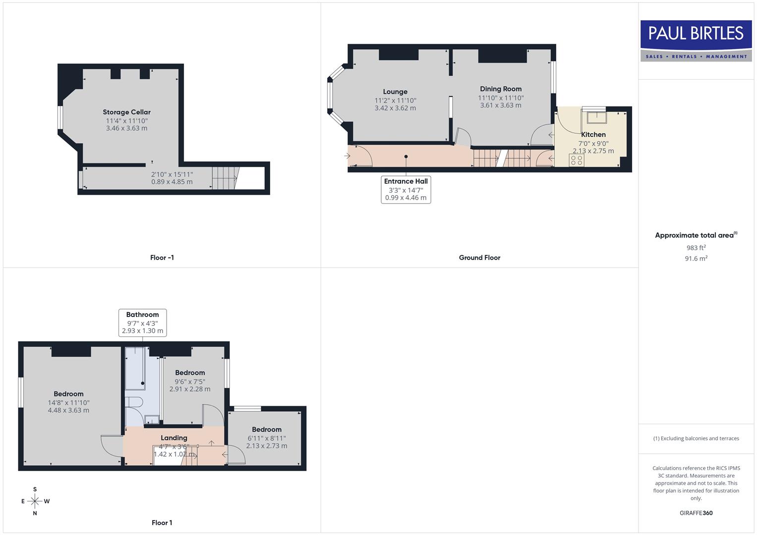 21, George Street, Trafford floorplan