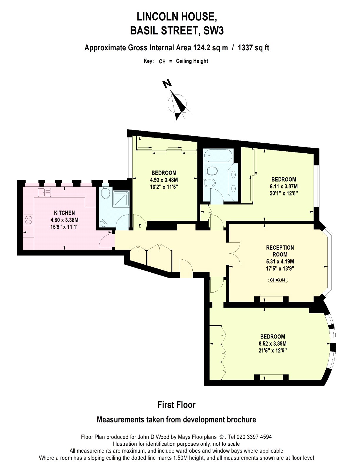 15, Lincoln House, London floorplan