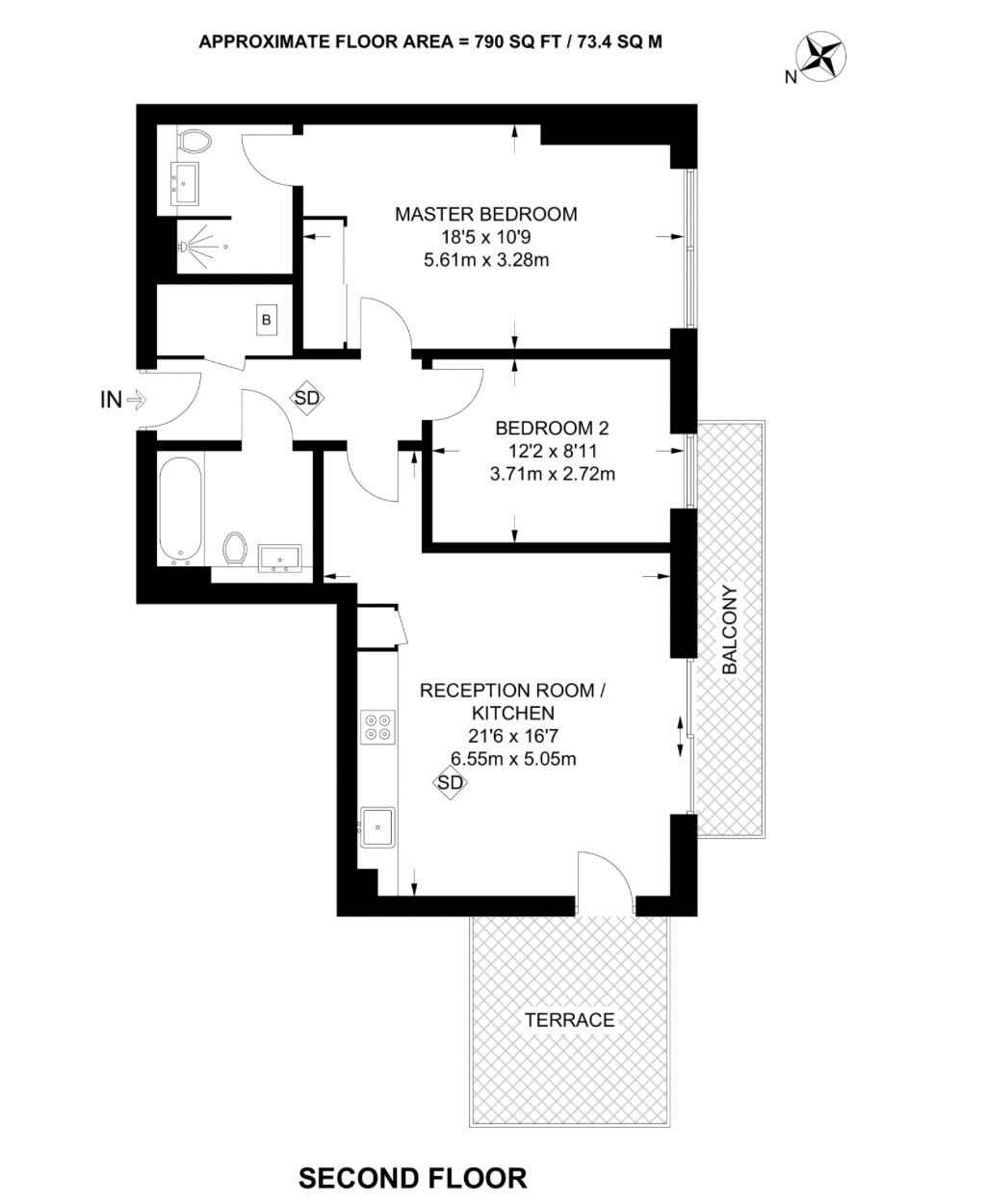6 River Heights, London floorplan