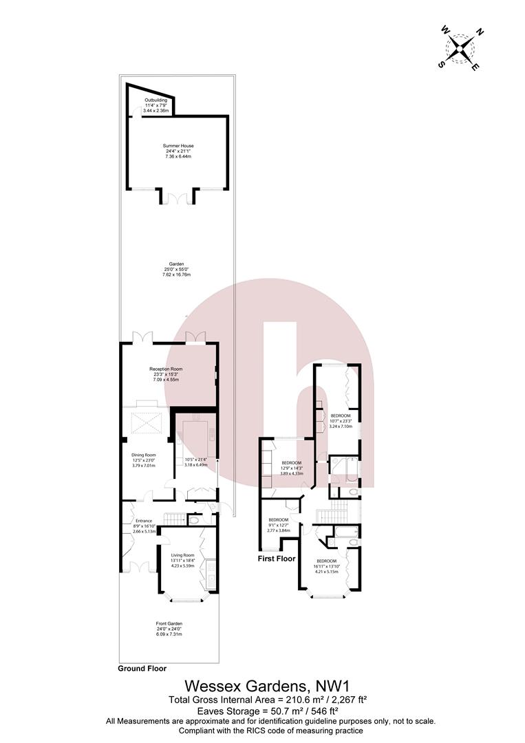 6, Wessex Gardens, London floorplan