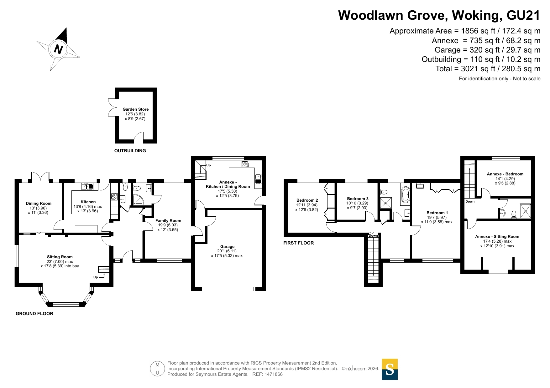 3, Woodlawn Grove, Surrey floorplan