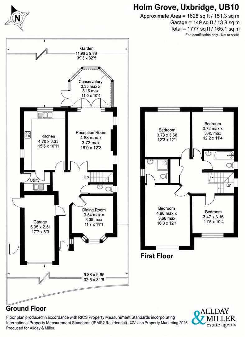 6, Holm Grove, Hillingdon floorplan