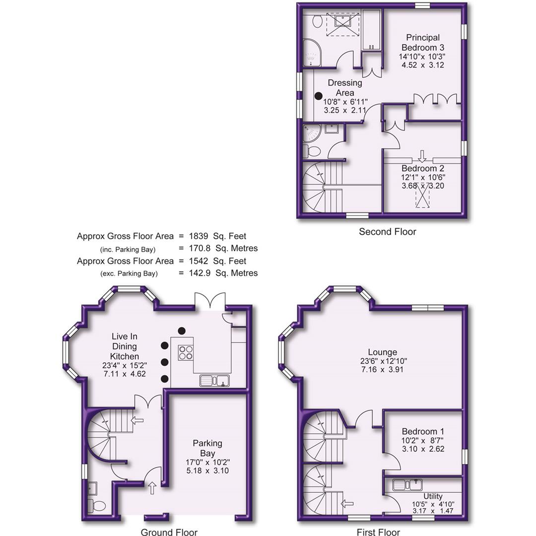 4 Westwood, St. Margarets Road, Altrincham floorplan