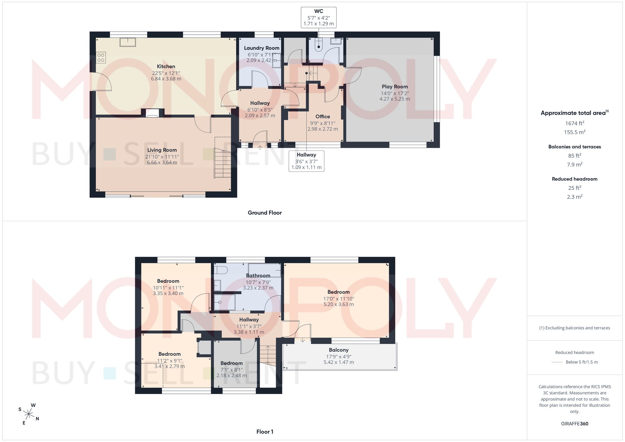 Chy Kernow Ffordd Uchaf, Wrexham floorplan