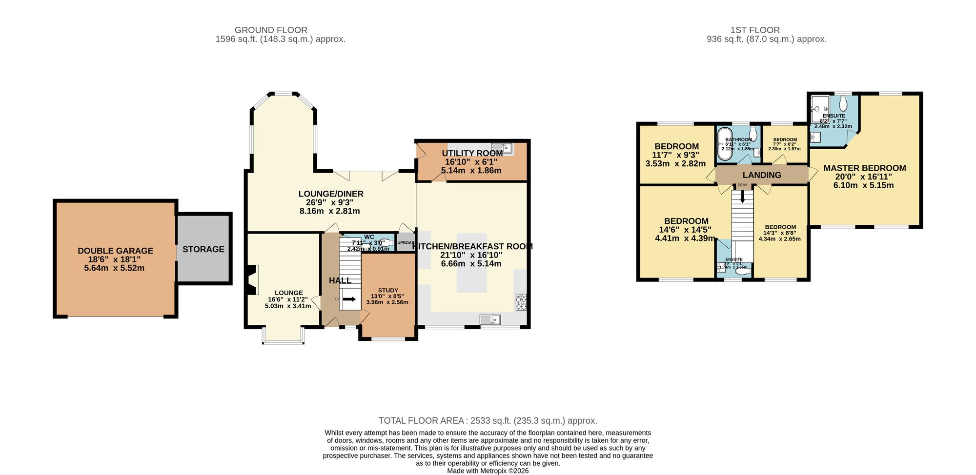 1 Burrs Close, Bury floorplan