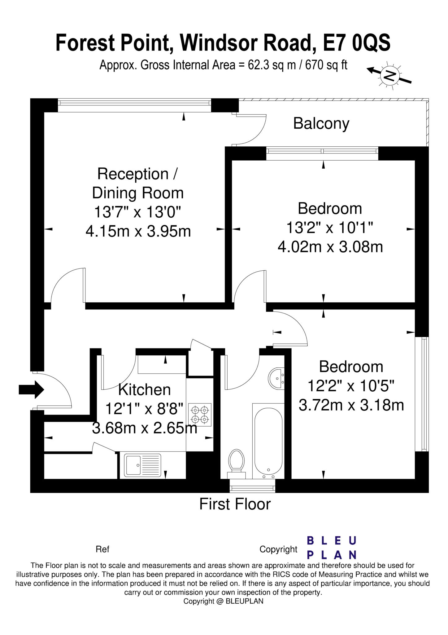 Forest Point, Windsor Road E7, 2 bedroom flat for sale 64469982