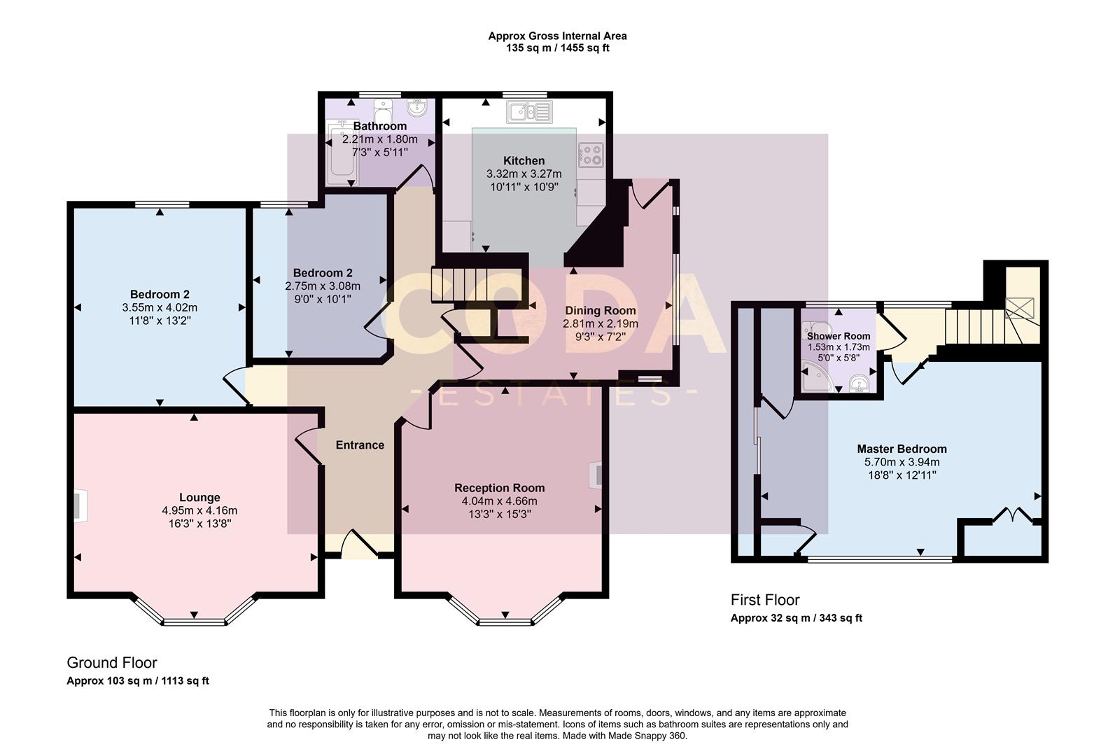Comrie Road, Glasgow floorplan