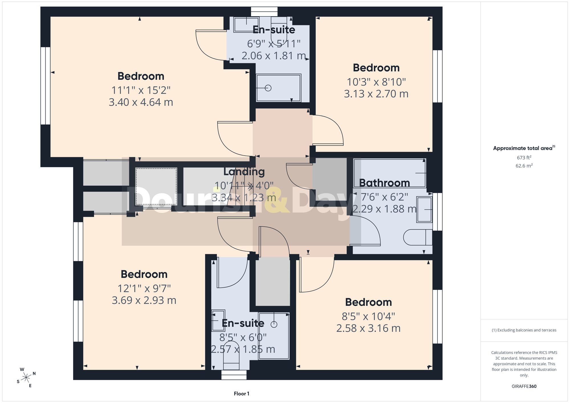 17 Elizabeth Gardens, Stafford floorplan