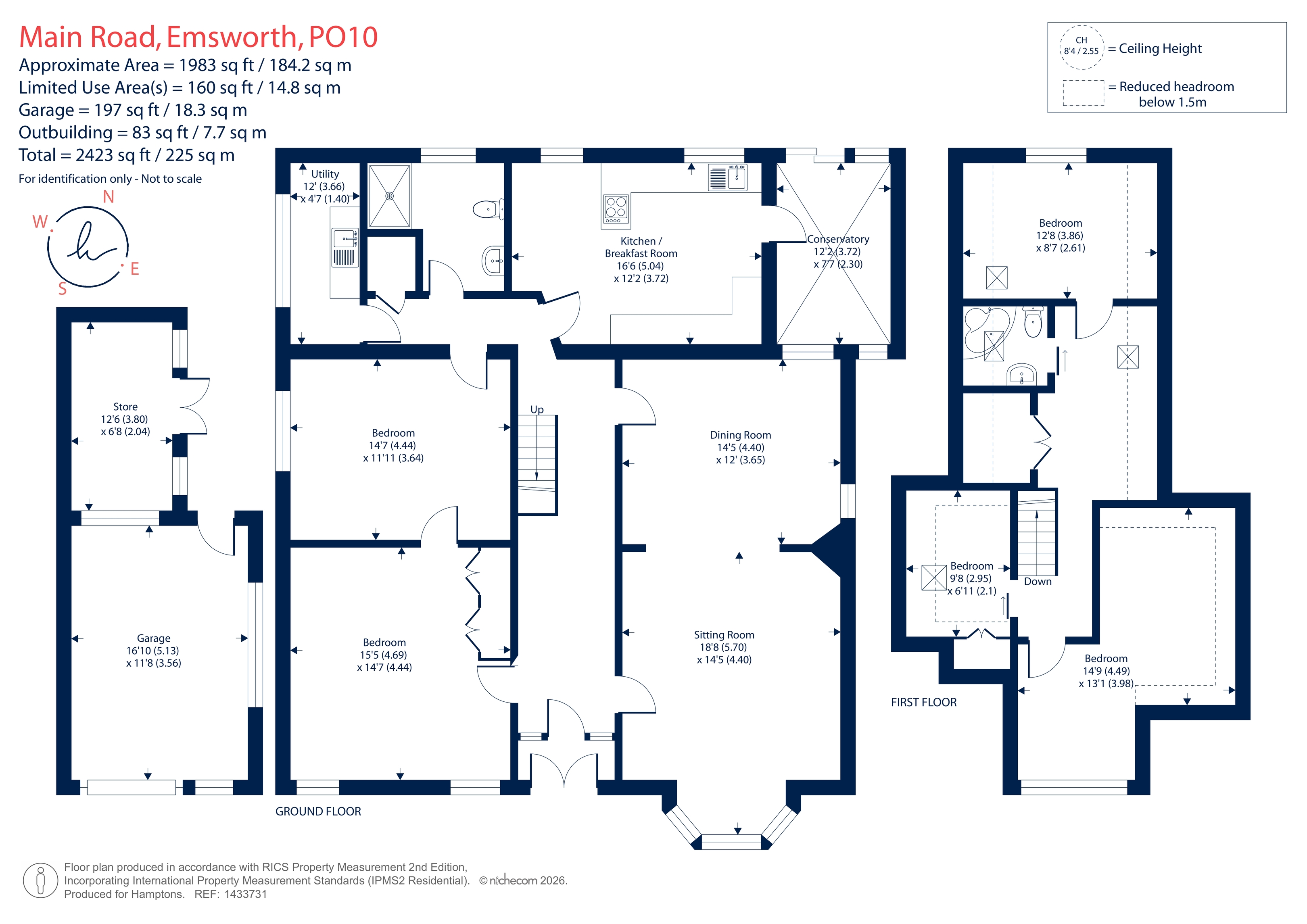 109, Main Road, Emsworth floorplan