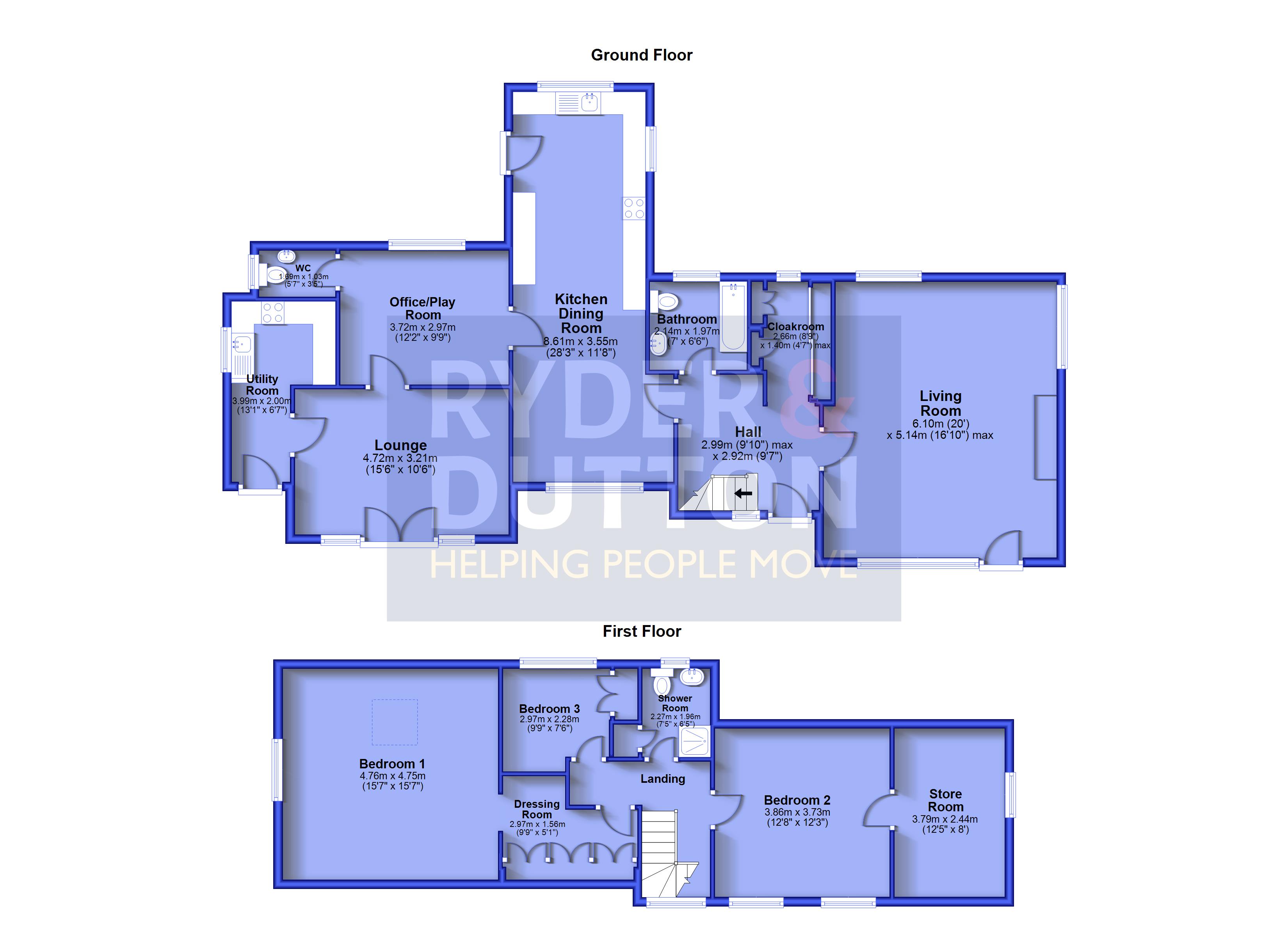 Twin Gates,, Goodshaw Fold, Rossendale floorplan
