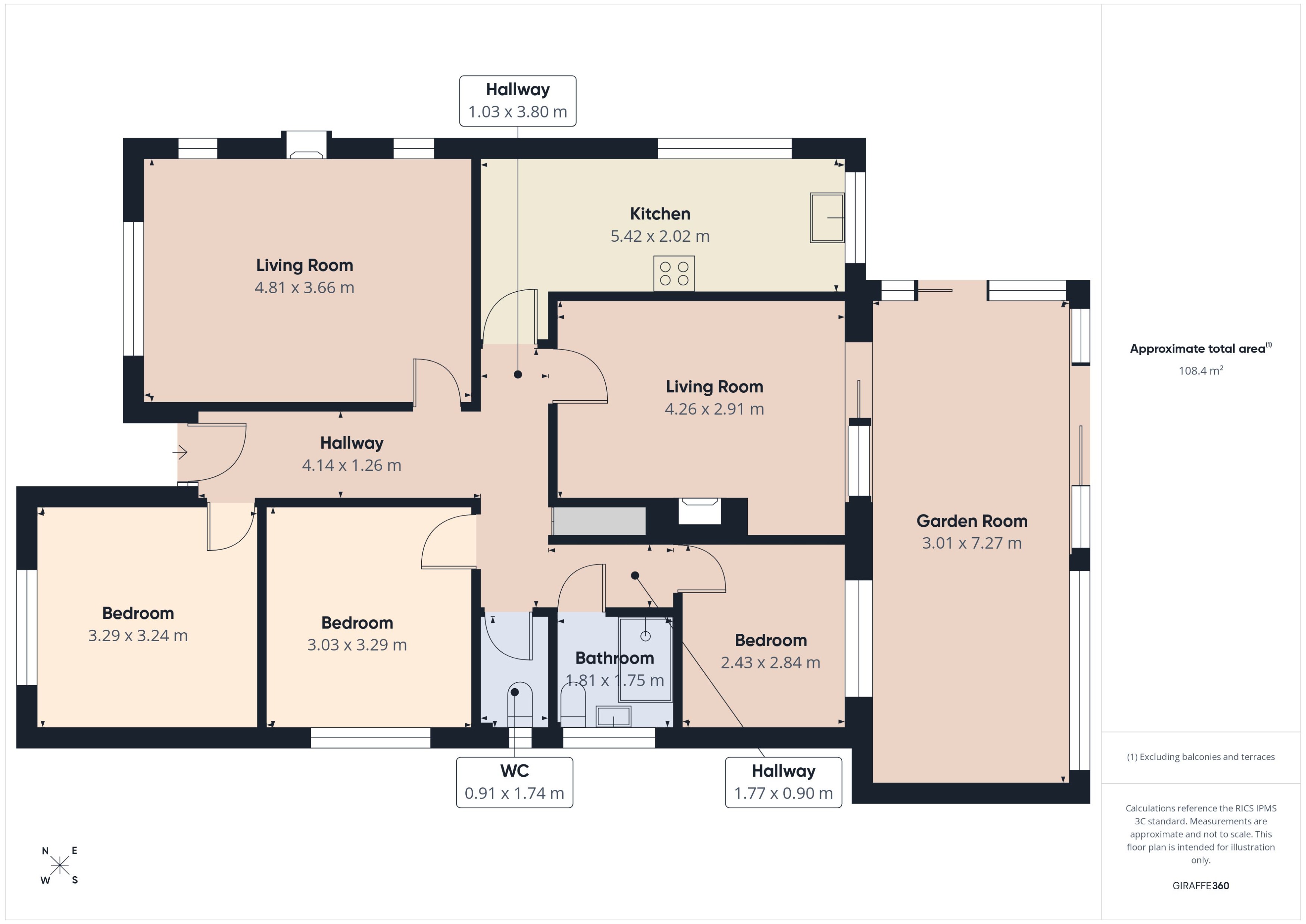46, Dan Y Graig, Cardiff floorplan