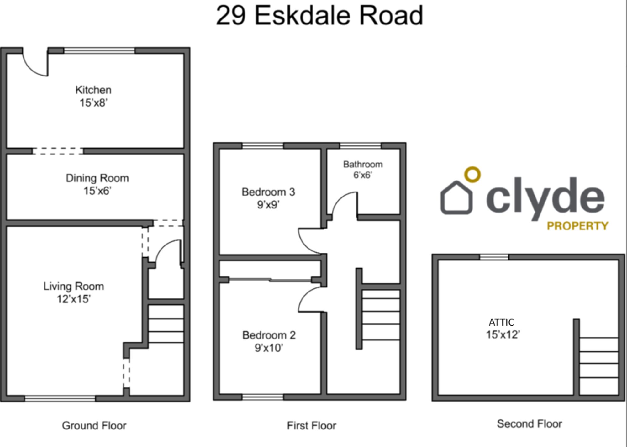 29 Eskdale Road, Glasgow floorplan