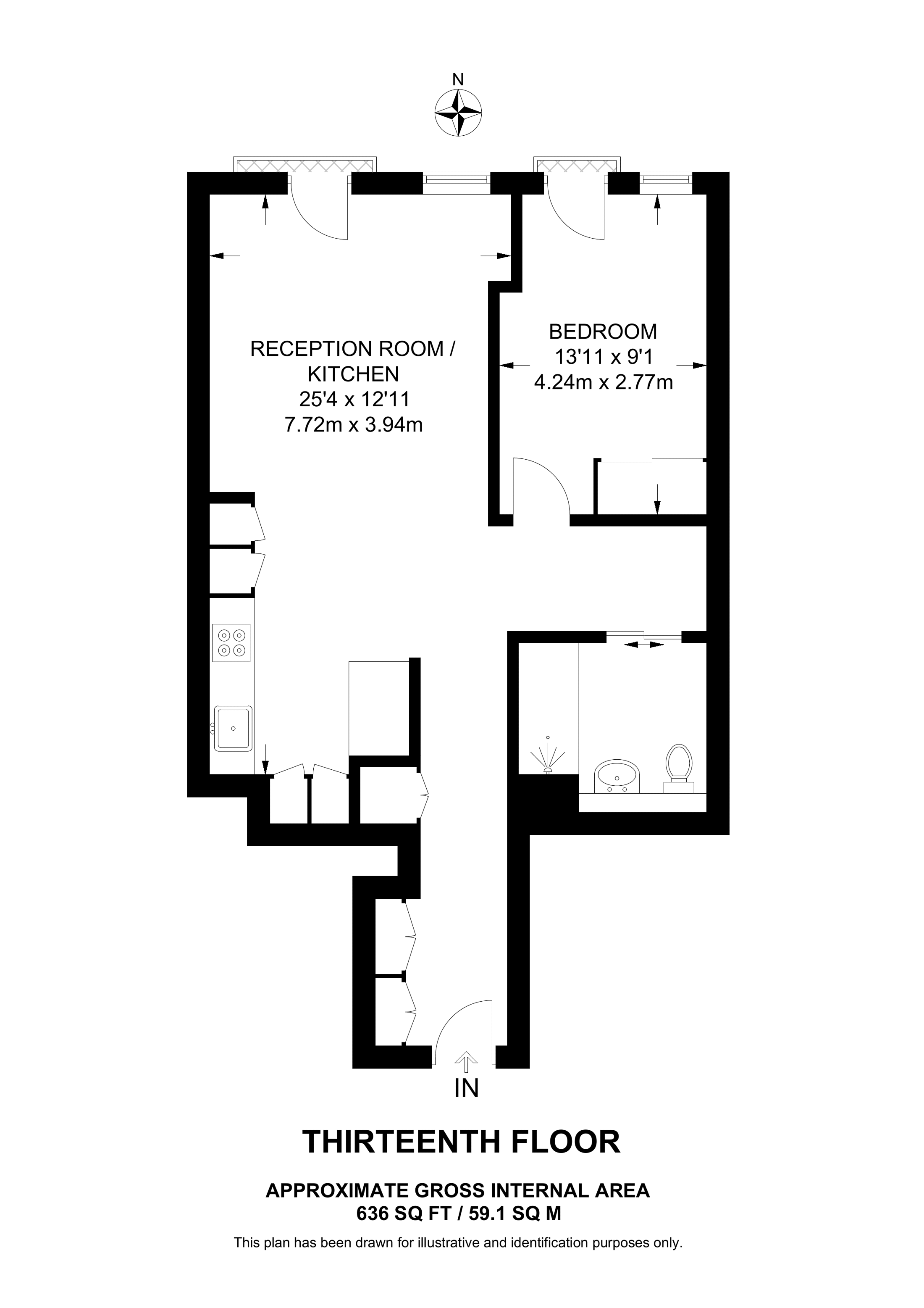 Upper Ground, Southwark floorplan