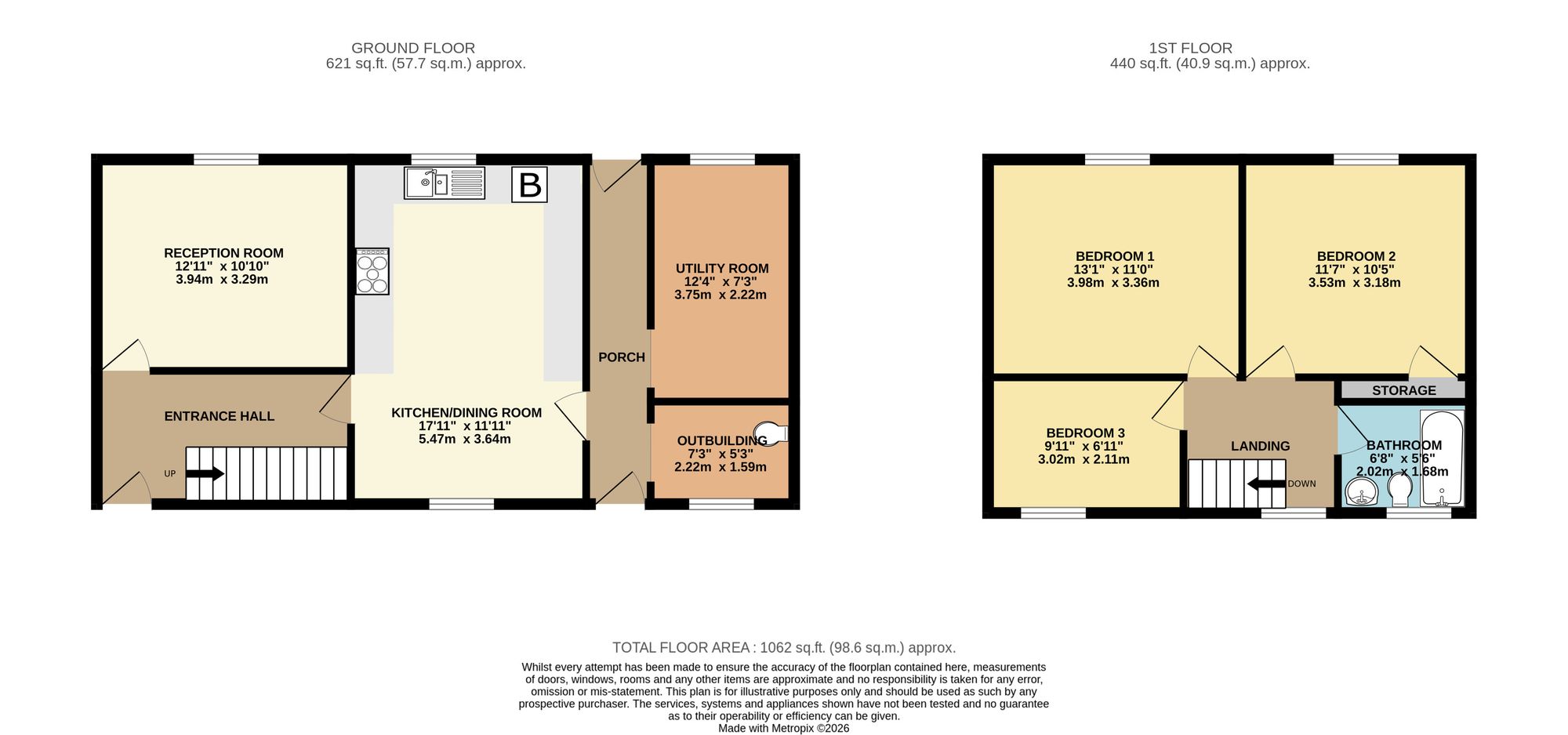 25 Bryn Deri, Ebbw Vale floorplan