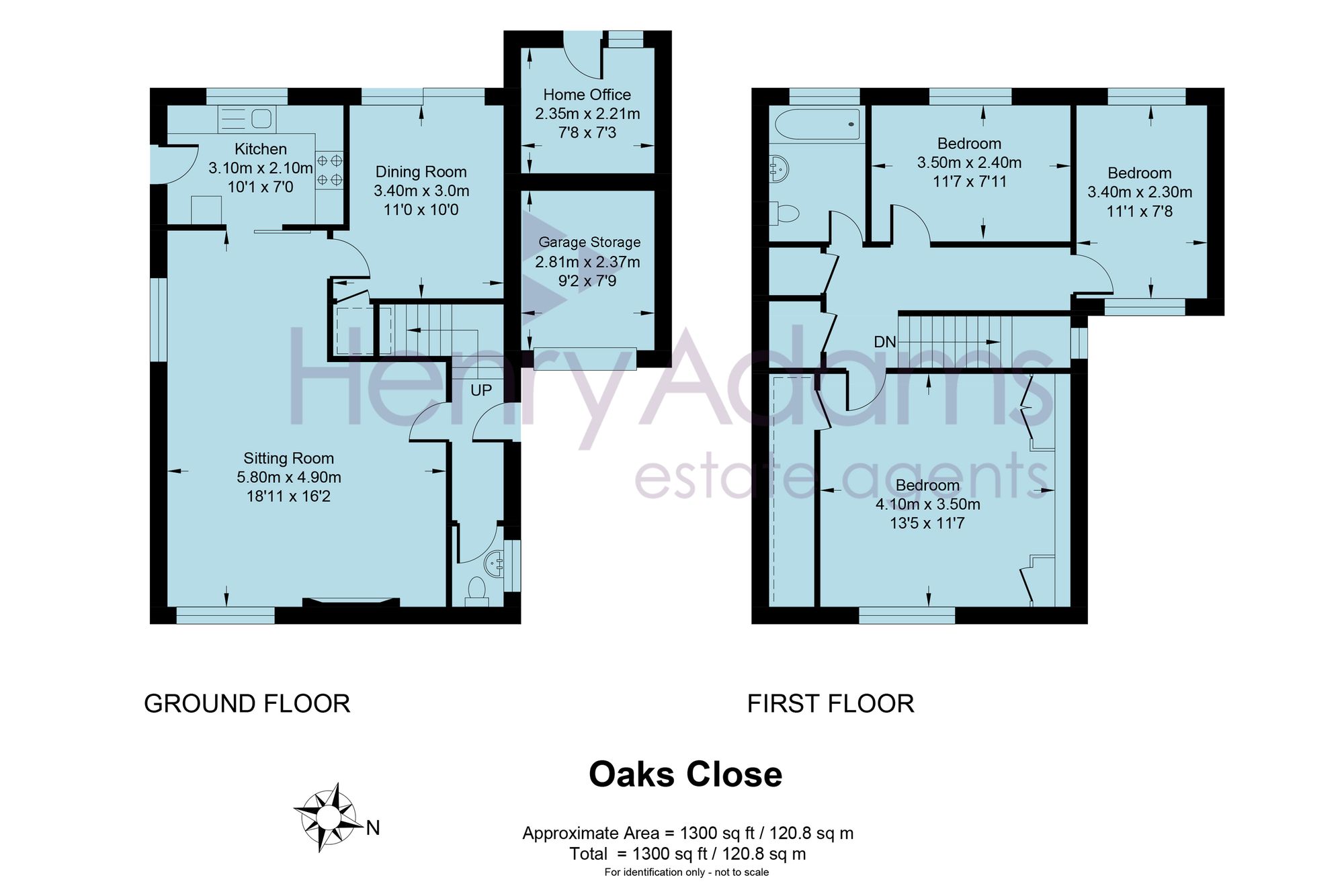 8 Oaks Close, Horsham floorplan