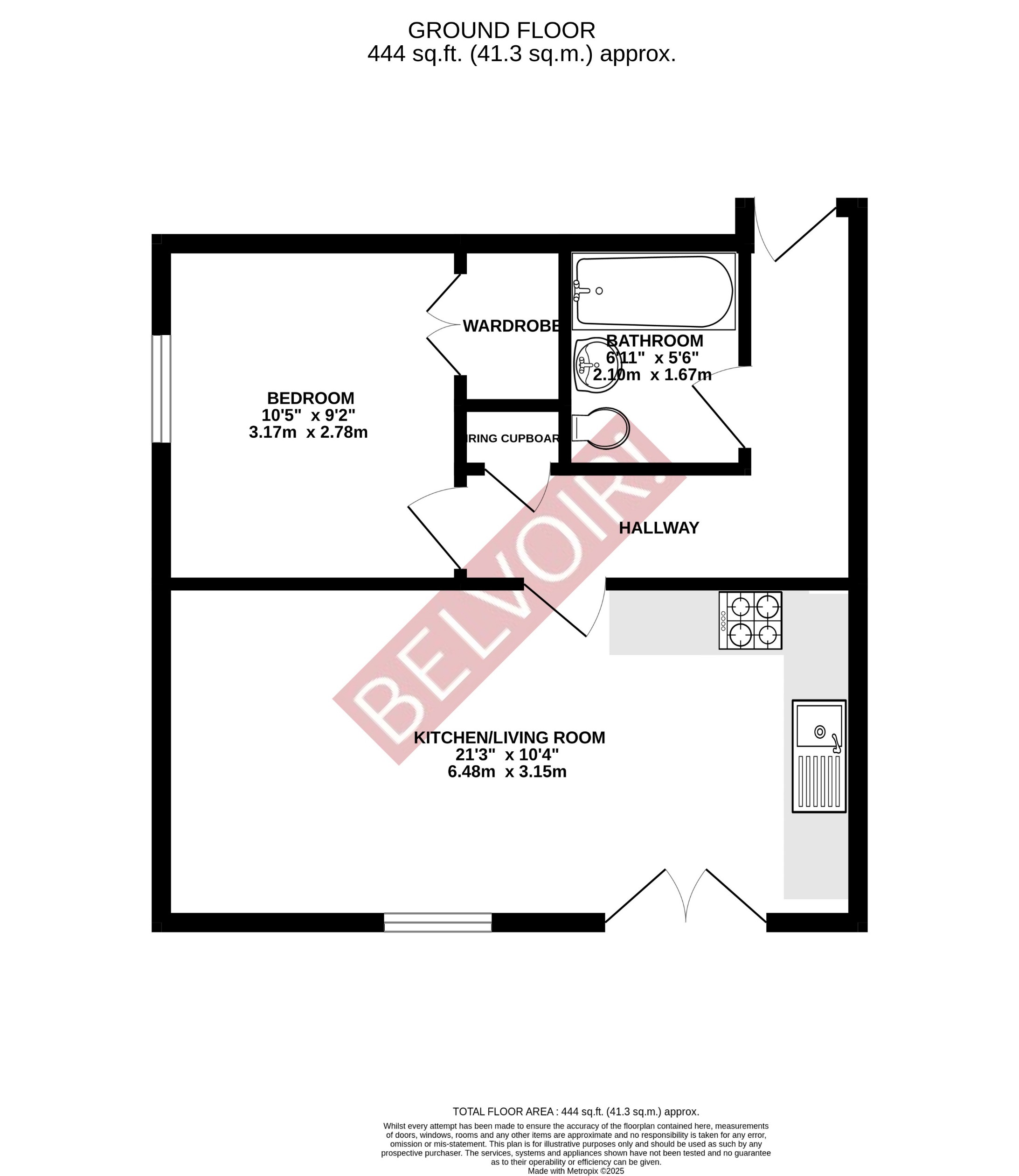 73, Watersmeet, Hitchin floorplan