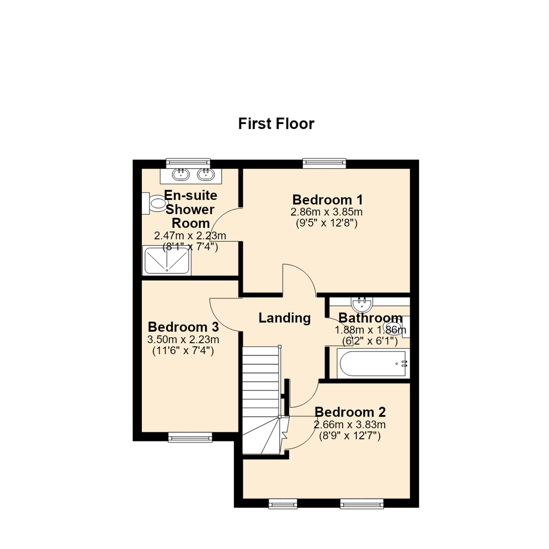 15, Stanford Hall Crescent, Bury floorplan