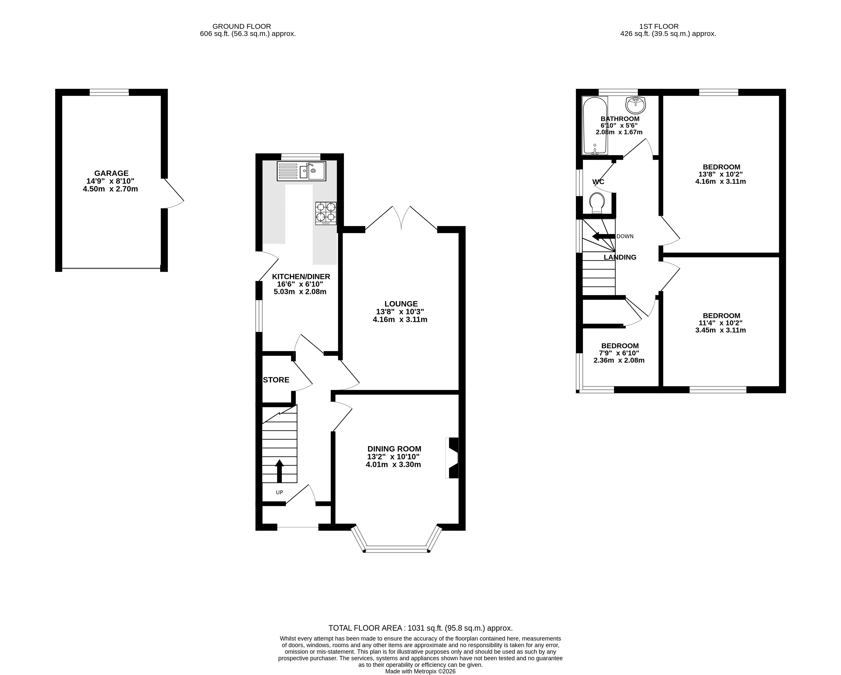 4, Bentinck Avenue, Nottingham floorplan