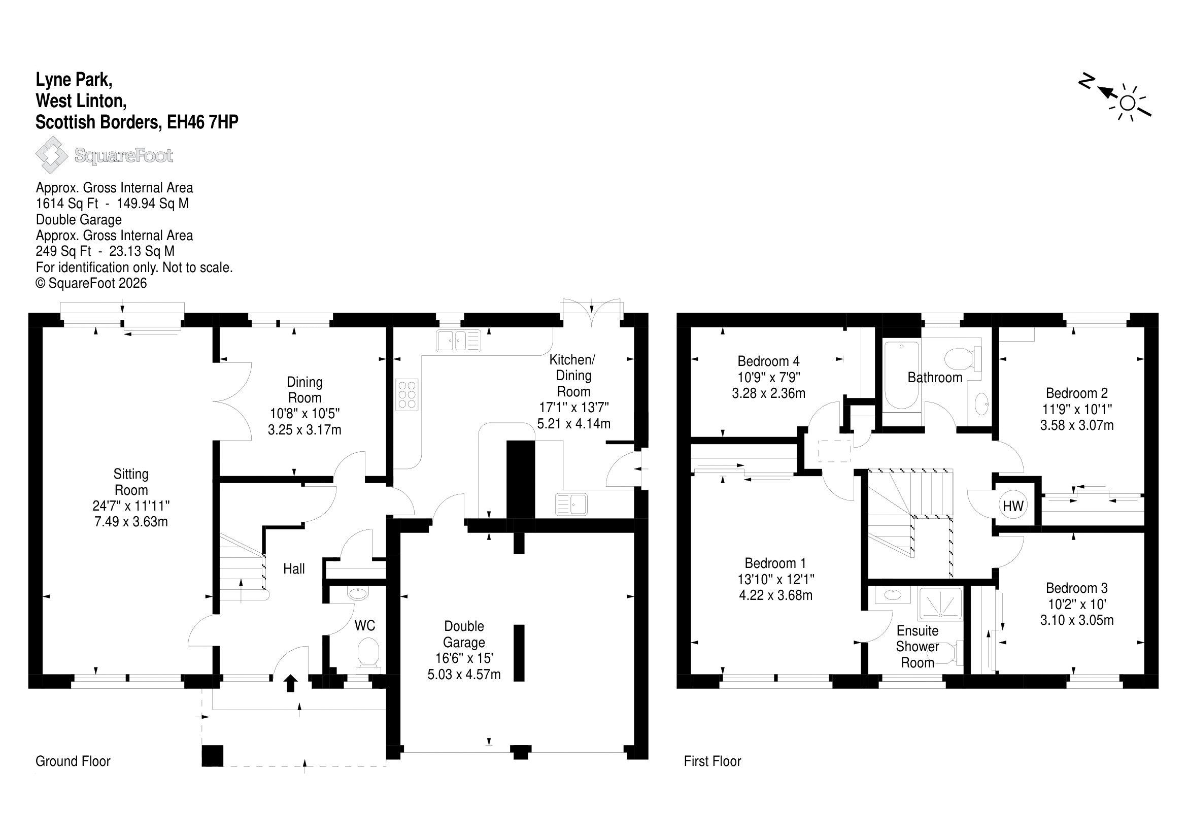 33, Lyne Park, West Linton floorplan
