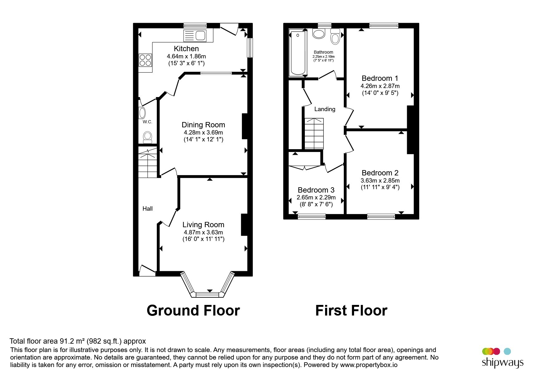 255, Belchers Lane, Birmingham floorplan