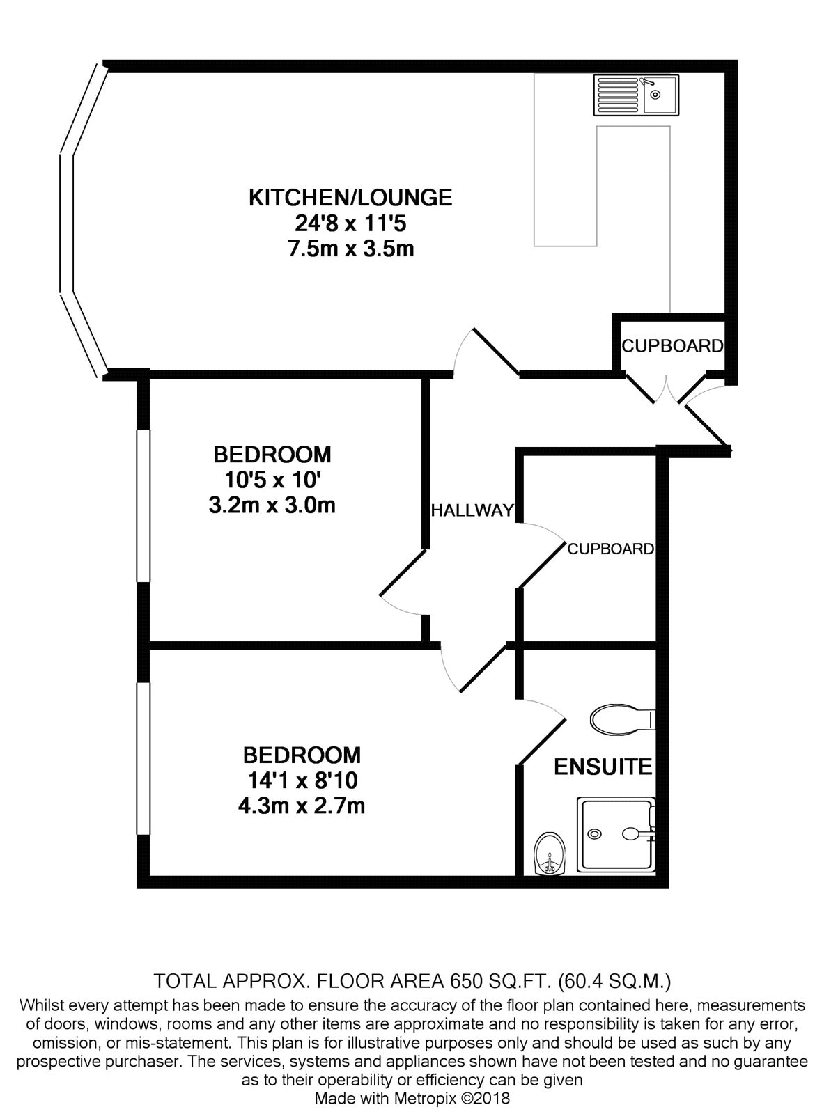 2 Bedrooms Flat to rent in South Park Hill Road, South Croydon CR2