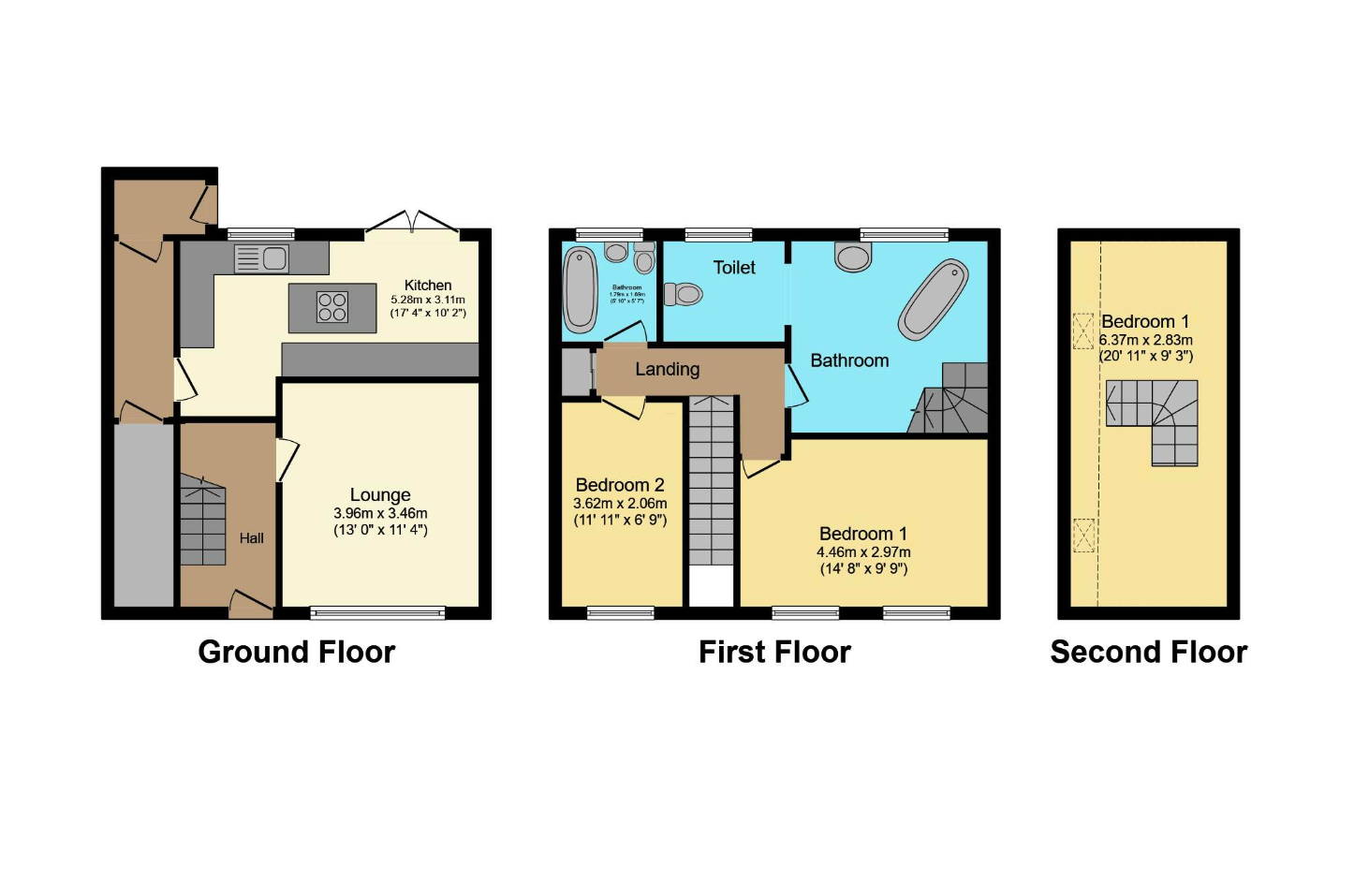 Hurst Lane, Birmingham floorplan