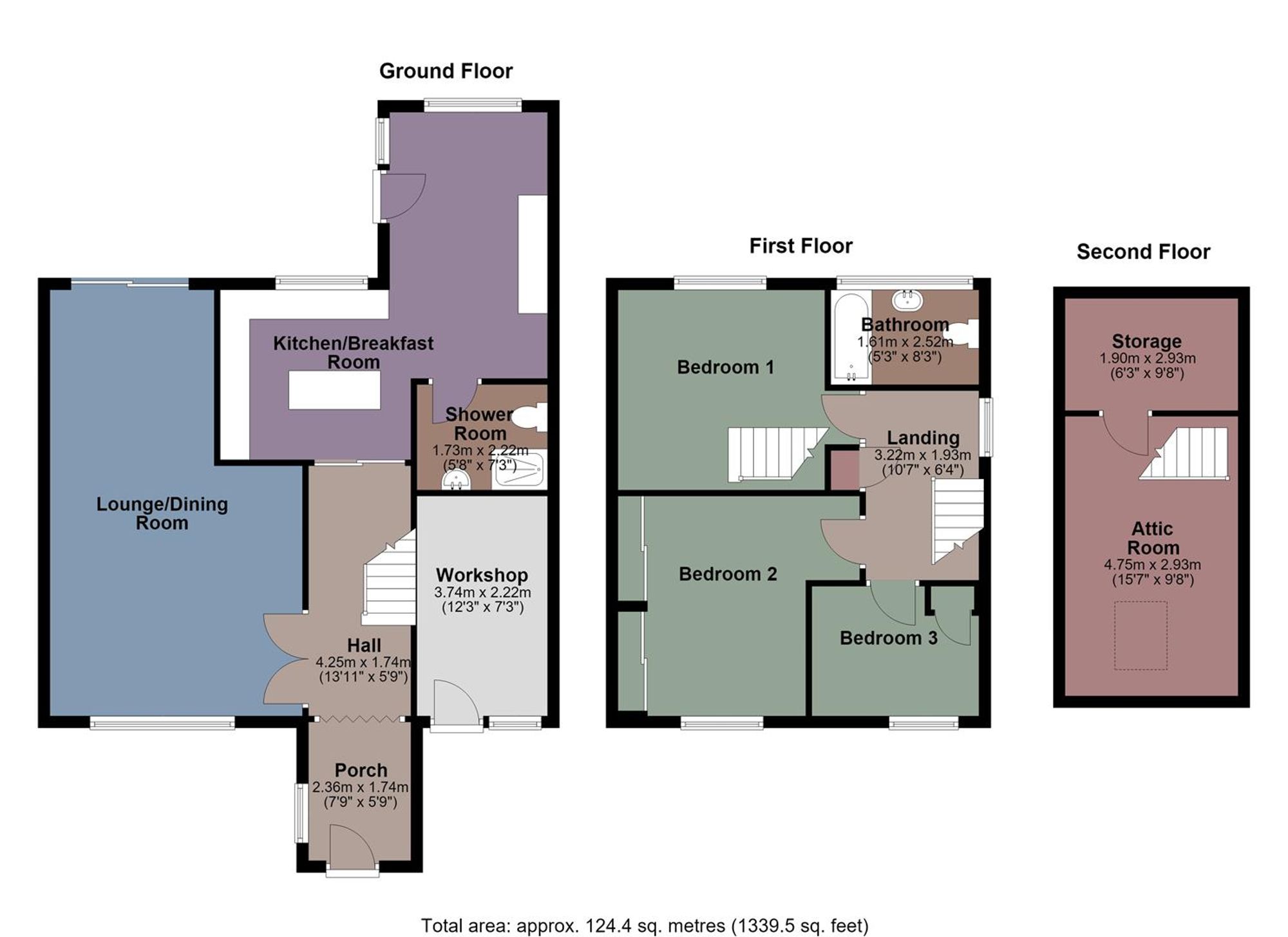 53, Cefn Glas, Swansea floorplan
