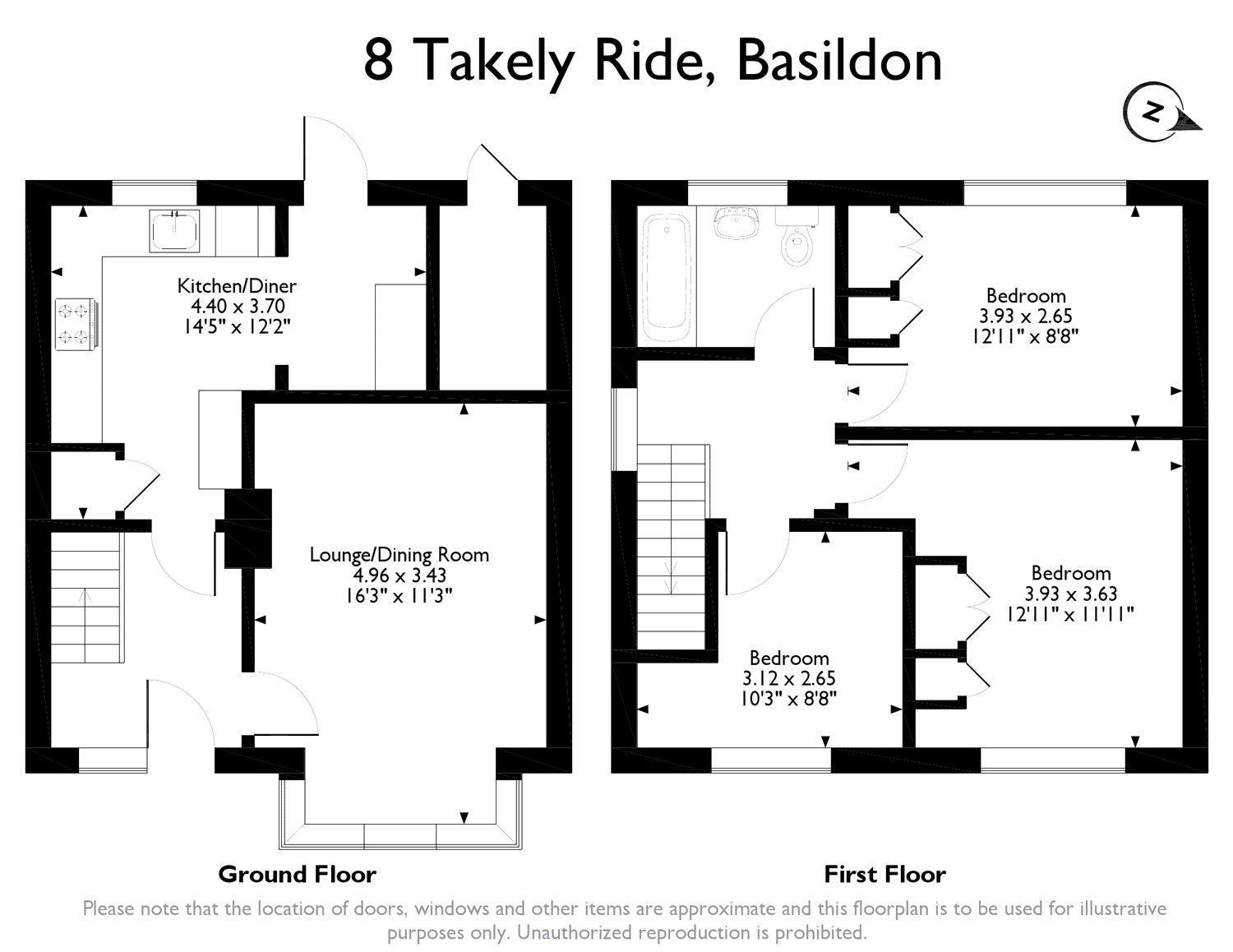 3 Bedrooms  to rent in Takely Ride, Basildon SS16