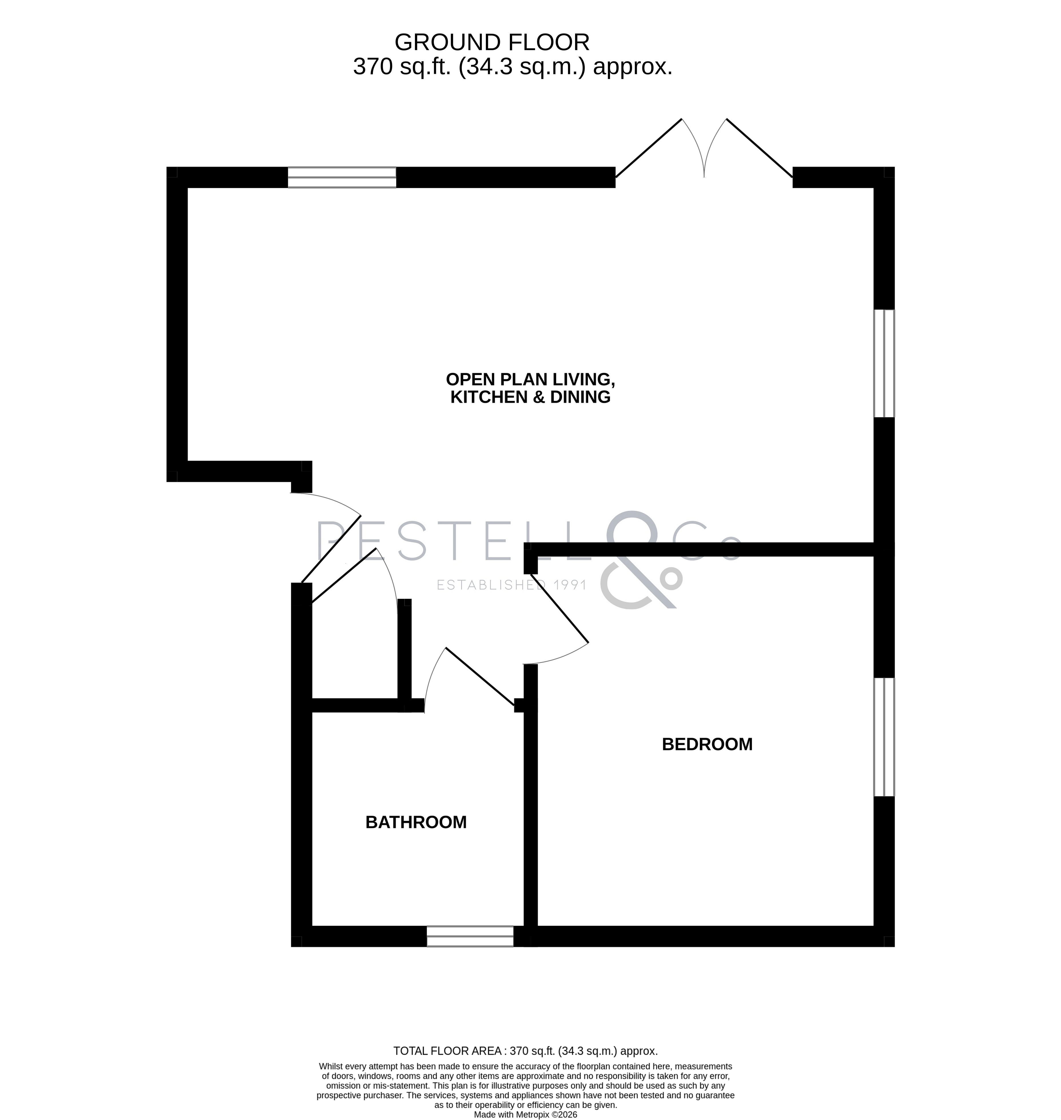 1, Shire House, Dunmow floorplan
