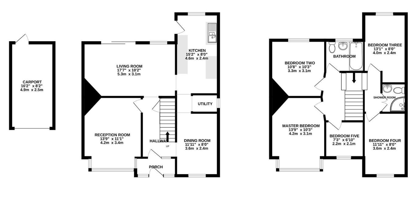 9,, St. Davids Road, Weymouth floorplan