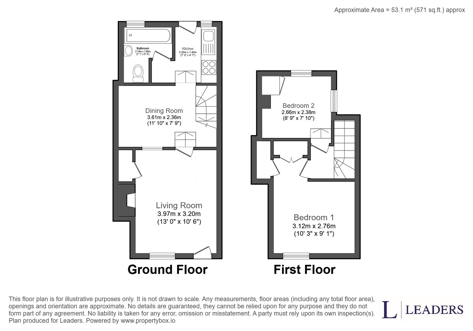 49, Seckford Street, Suffolk floorplan