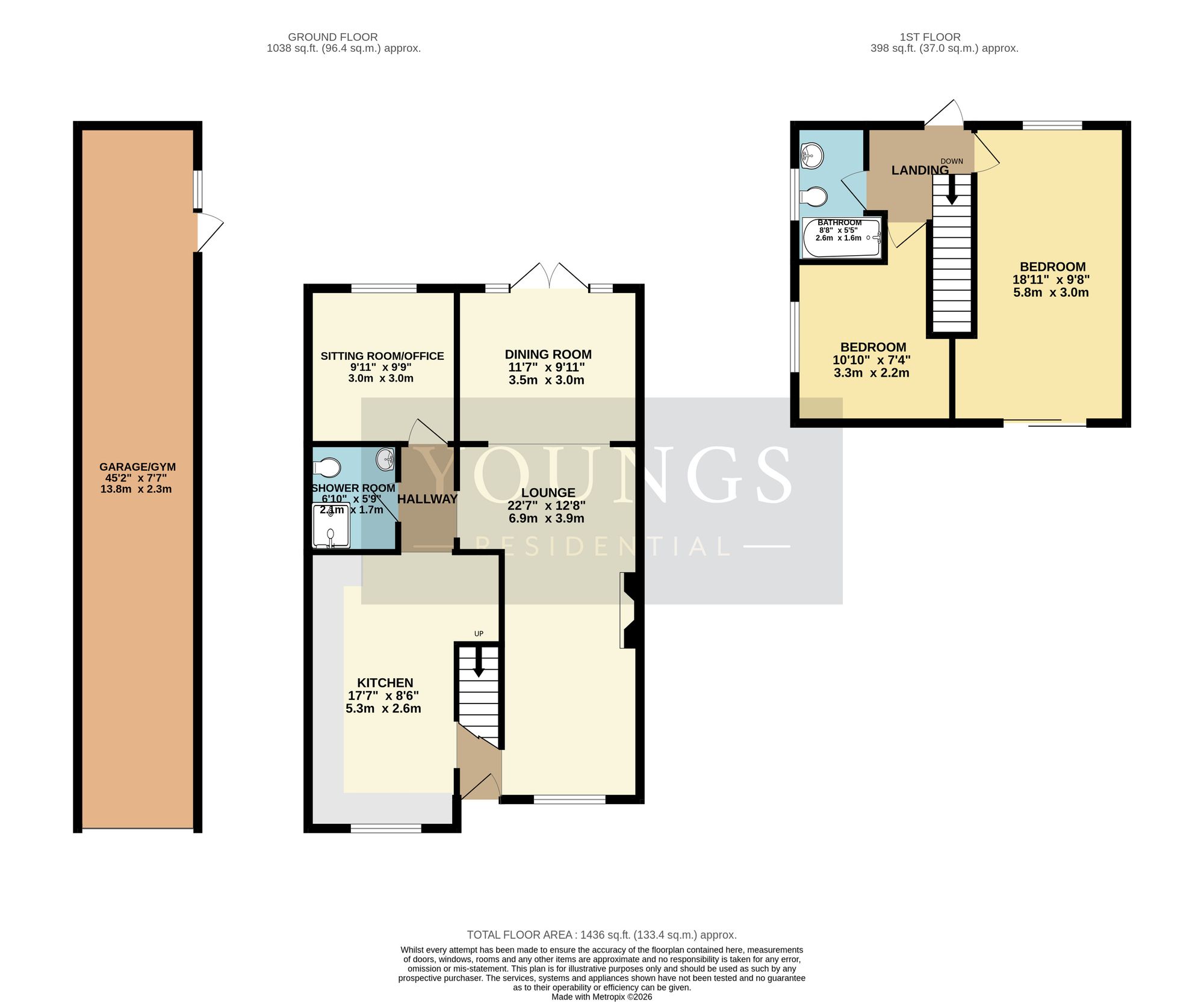 23 Swans Green Close, Benfleet floorplan