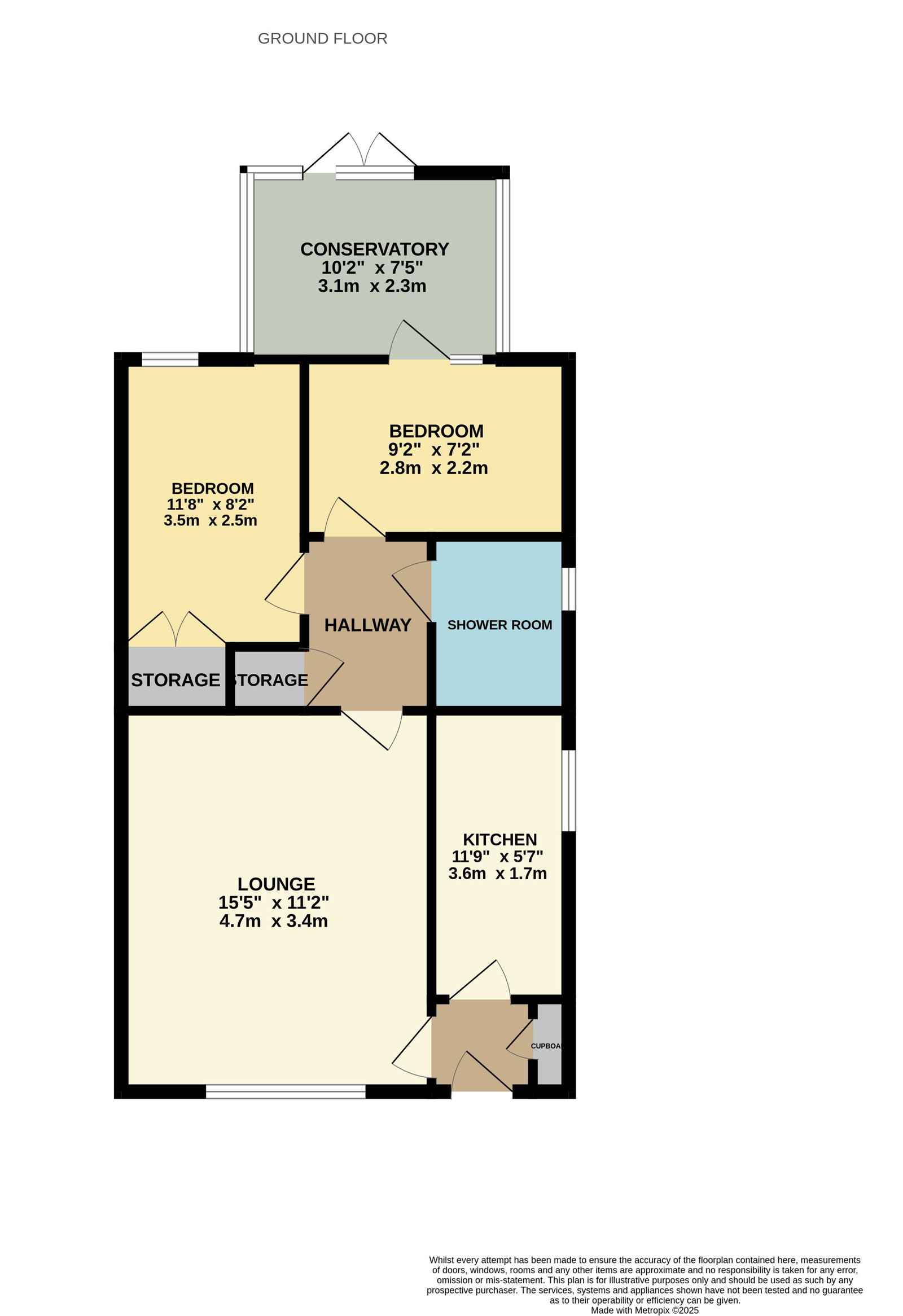 27, Brookside, Barlestone floorplan