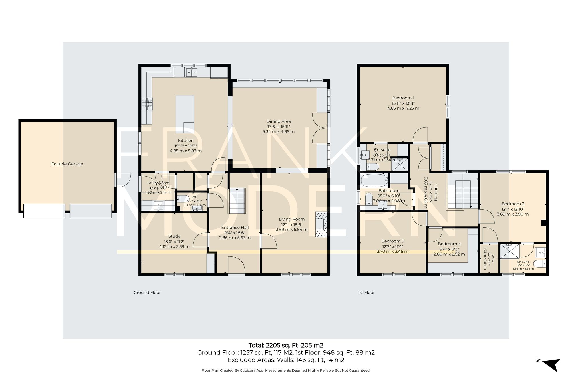 3 Highbury Gardens, Bourne floorplan