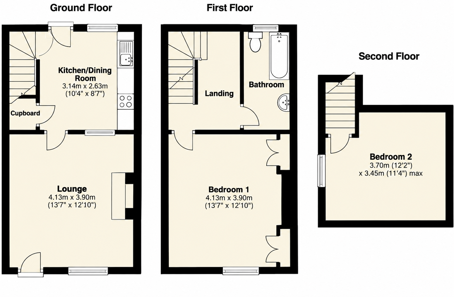 52, Manor Road, Barnsley floorplan