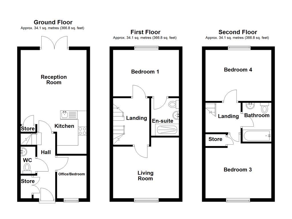 10, Clifford Drive, Bury floorplan