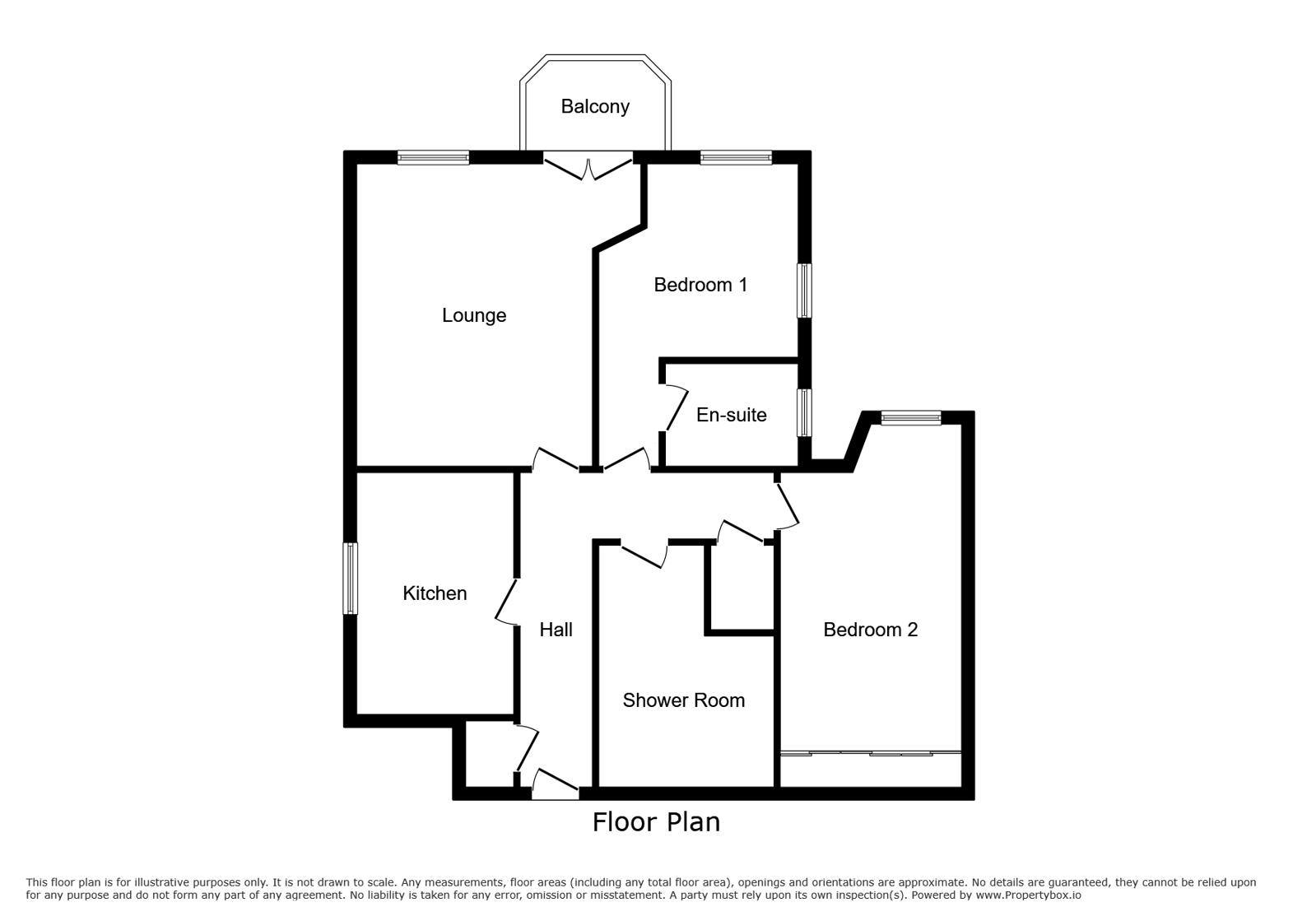 Flat 10,, The Anchorage, 40 Marine Parade West floorplan