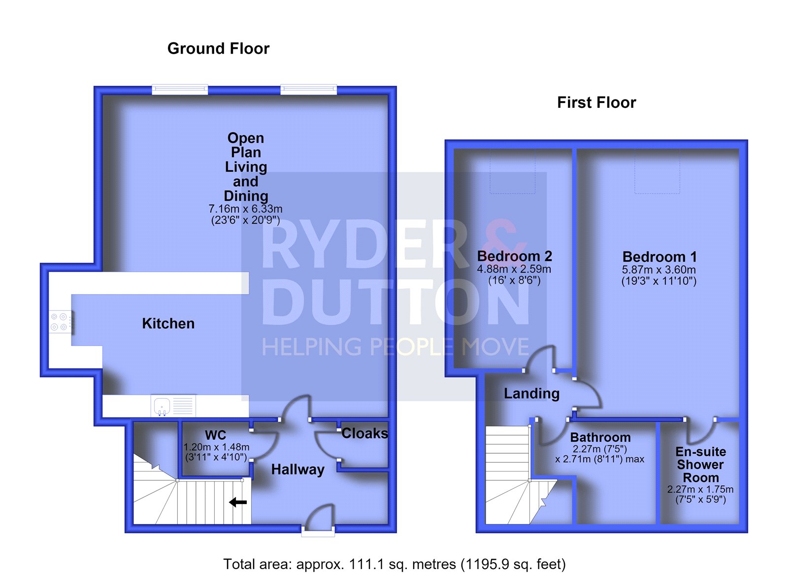 44 The Mill,, Tamewater Court, Saddleworth floorplan