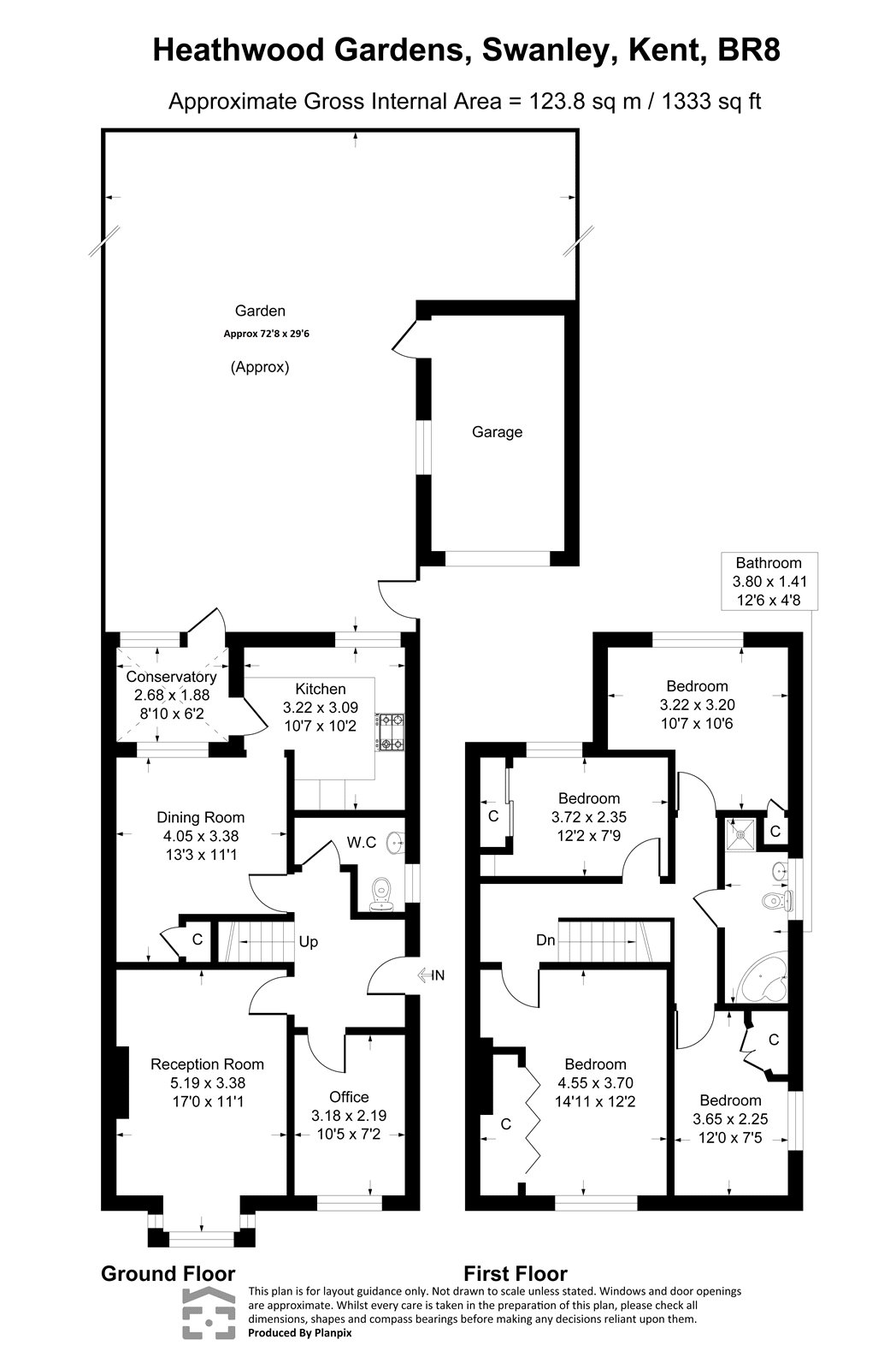 62, Heathwood Gardens, Kent floorplan