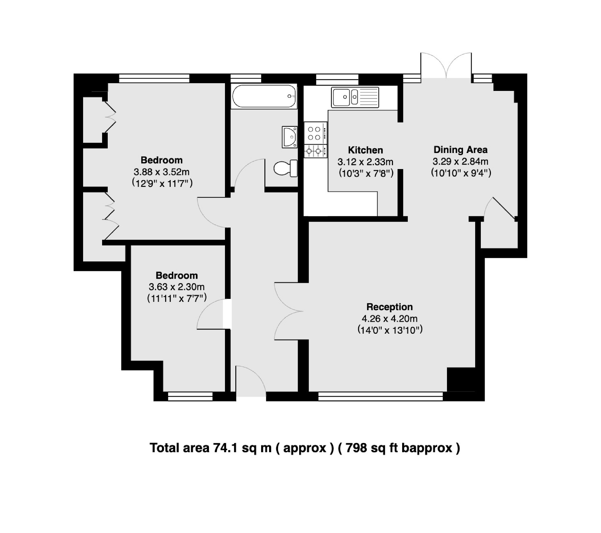 Adelaide Road, Surbiton KT6, 2 bedroom flat for sale 64561041