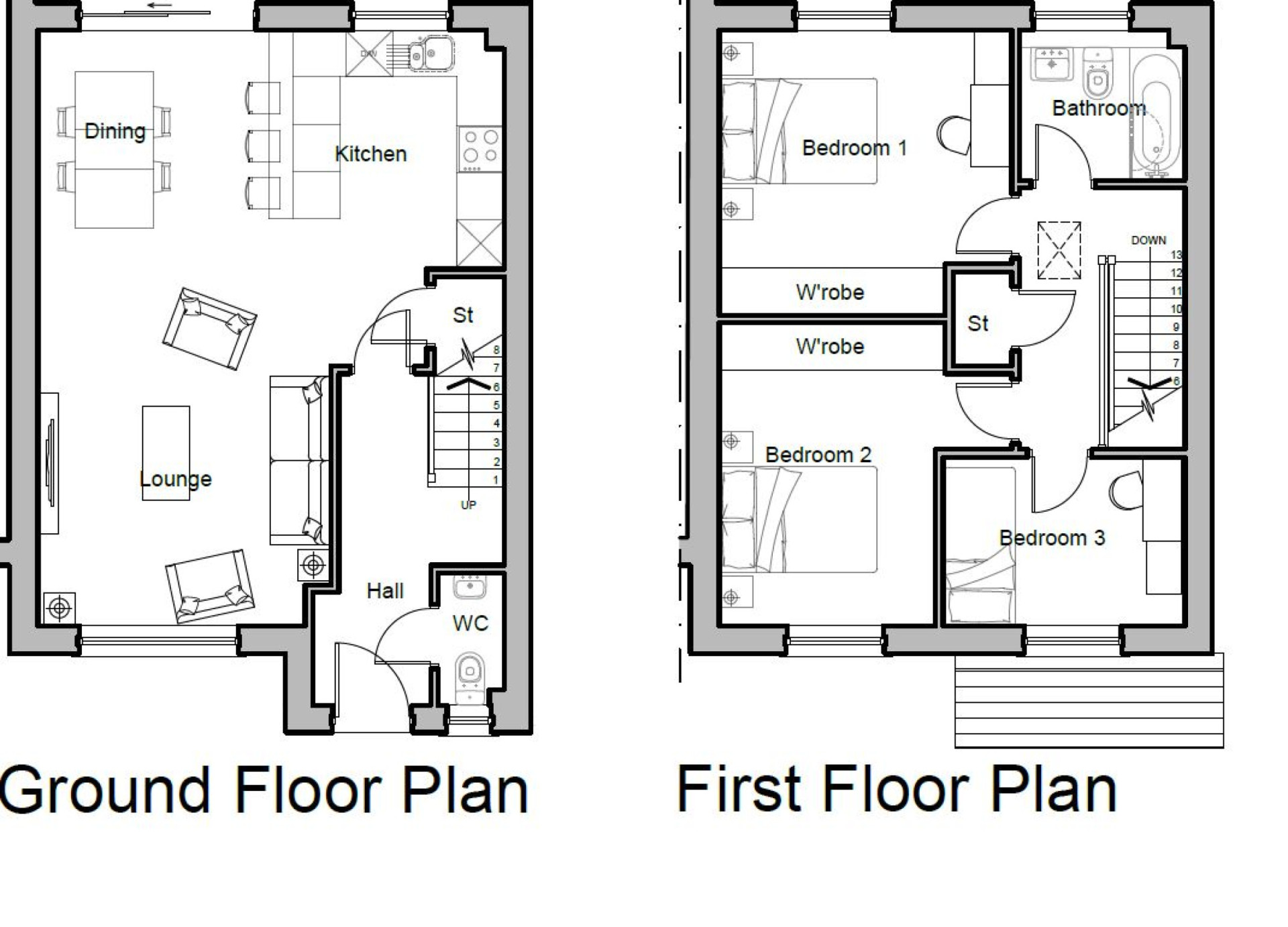 Plot 3 Oatlands,Oatlands Road, Andreas floorplan