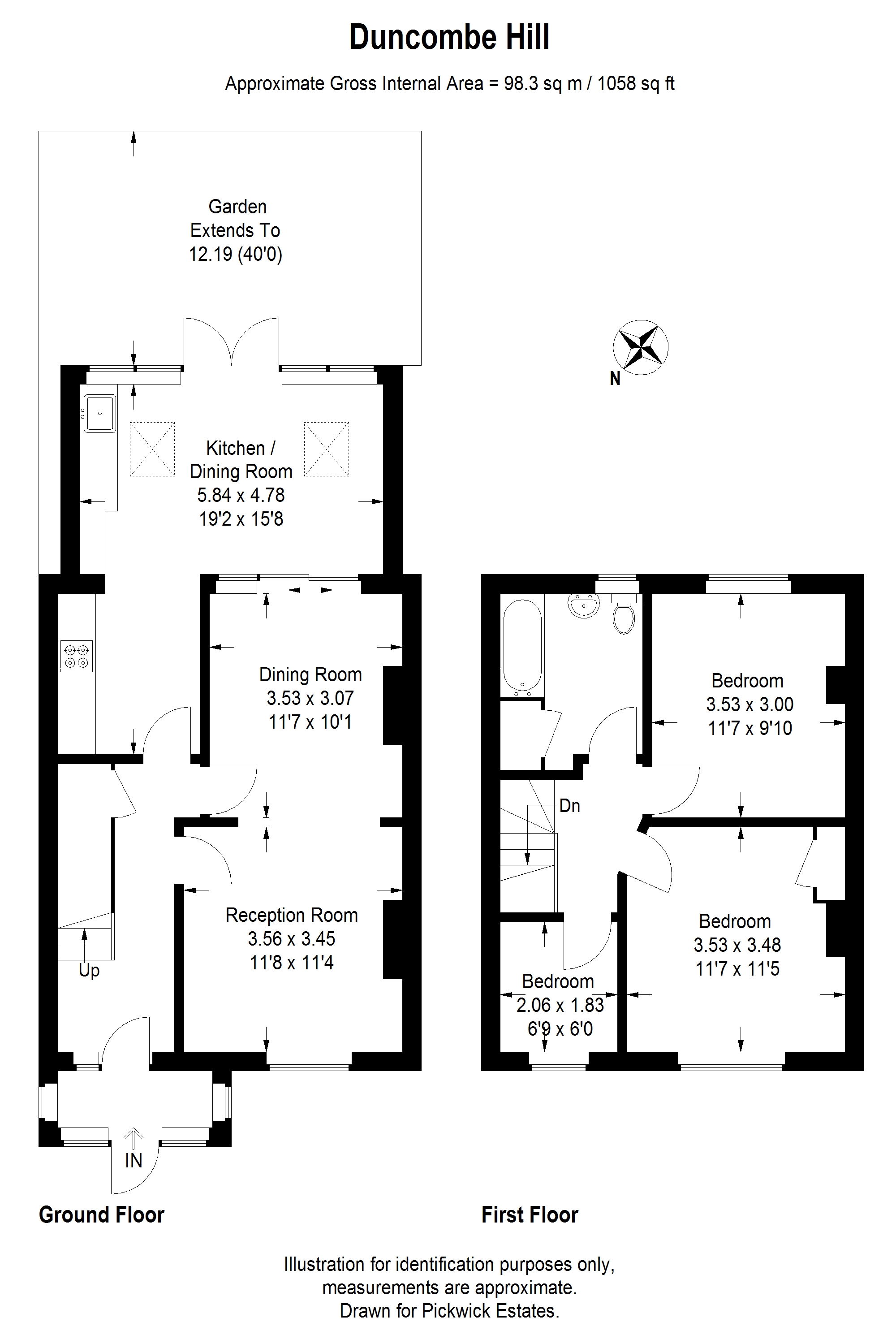 Duncombe Hill, London floorplan