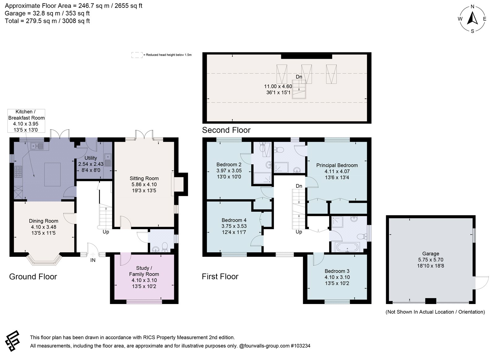 Beech House,, Wash Water, Newbury floorplan