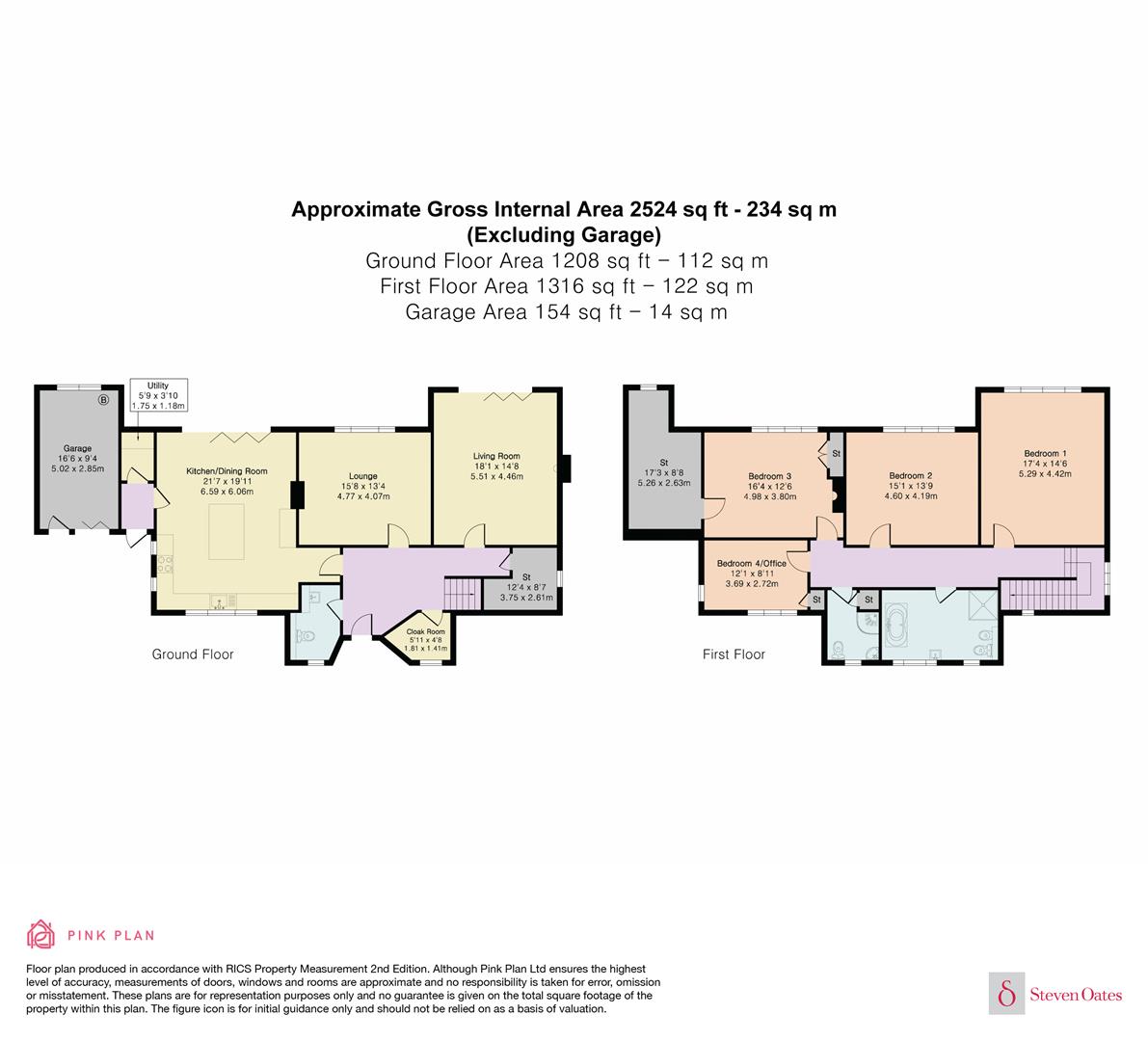 5, Highfield Road, Hertford floorplan